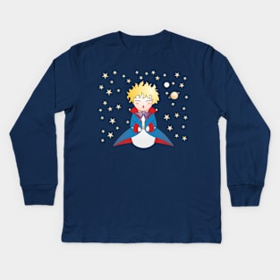 Kokeshi Little prince Kids Long Sleeve T-Shirt